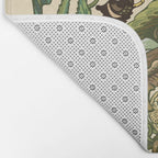 Botanical English Bulldog Bath Mat Gallery Image 2