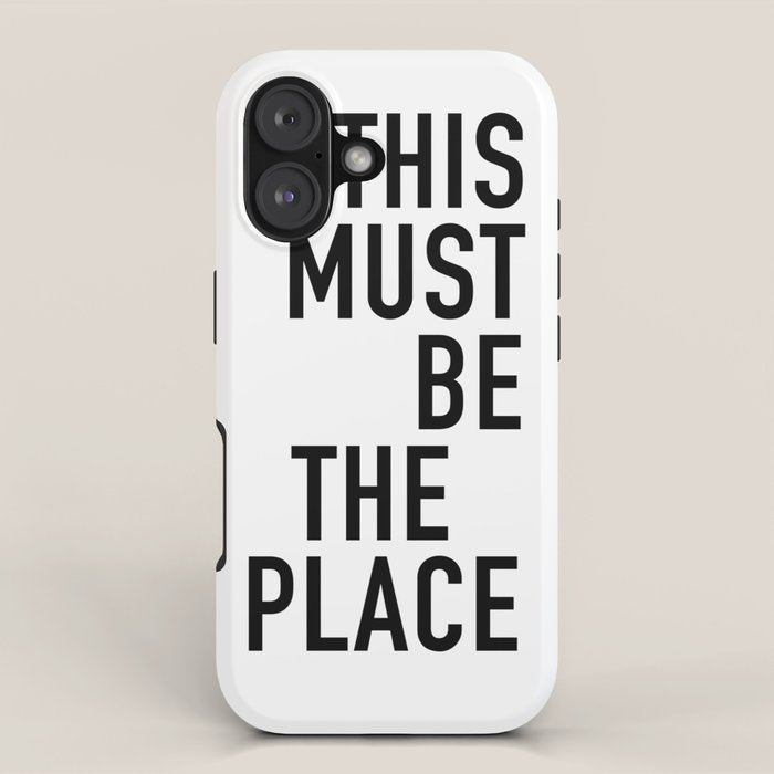 this must be the place iPhone Case Gallery Image 1
