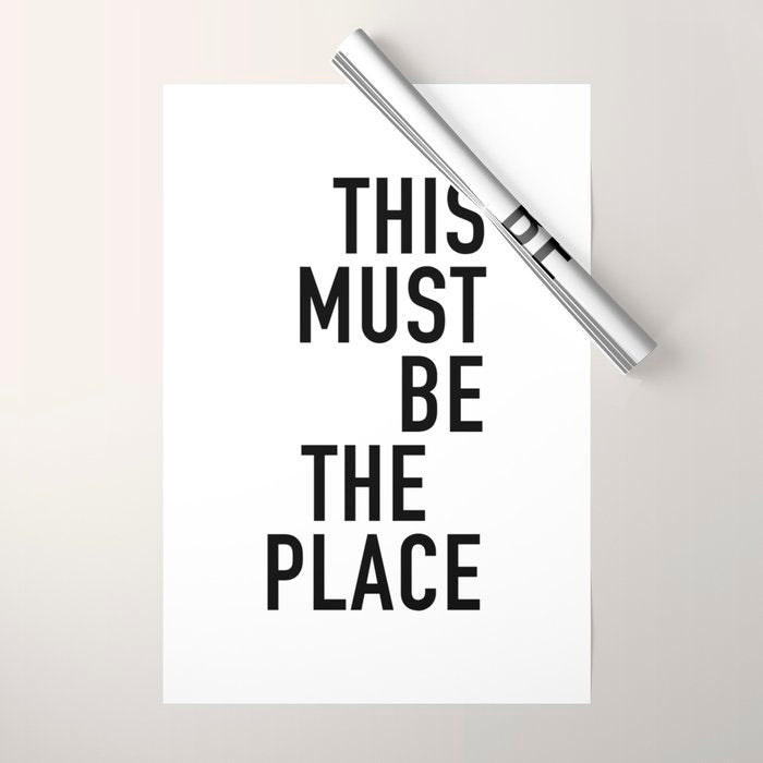 this must be the place Wrapping Paper Gallery Image 1