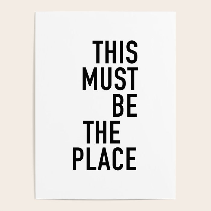 this must be the place Poster Gallery Image 1