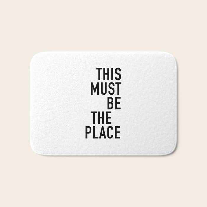 this must be the place Bath Mat Gallery Image 1