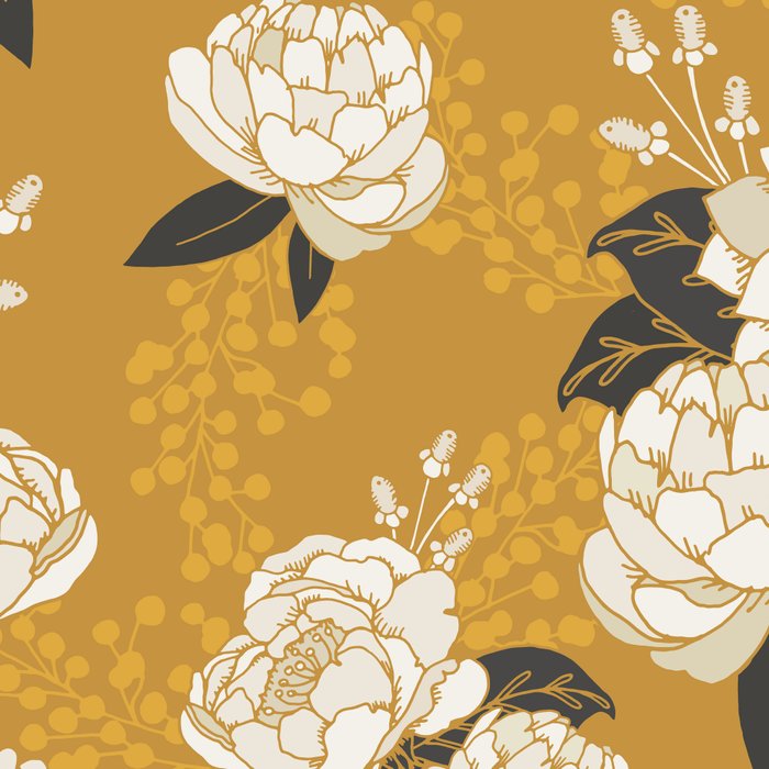 Glam Florals - Gold Coffee Mug Gallery Image 2