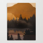 Golden Glimmer Mountain Lake Notebook Gallery Image 4