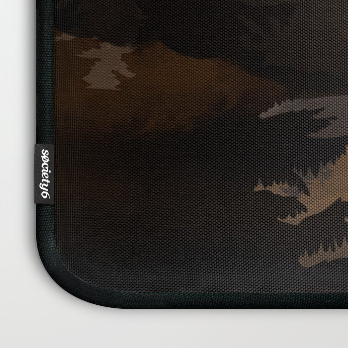 Golden Glimmer Mountain Lake Laptop Sleeve Gallery Image 3