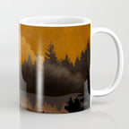 Golden Glimmer Mountain Lake Coffee Mug Gallery Image 1