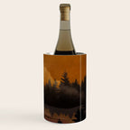 Golden Glimmer Mountain Lake Wine Chiller Gallery Image 3