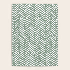Herringbone, Green, Boho Art Poster Gallery Image 4
