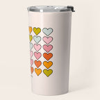 Rainbow Hearts Travel Mug Gallery Image 2