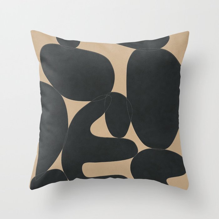 Modern Abstract Art 29 Throw Pillow Gallery Image 1