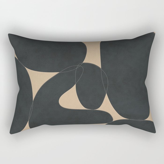 Modern Abstract Art 29 Rectangular Pillow Gallery Image 2