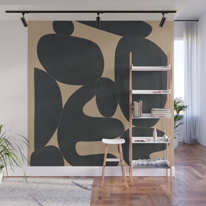 Modern Abstract Art 29 Wall Mural Gallery Image 1