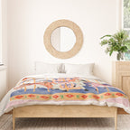 Whimsical Vintage Carousel Ride Duvet Cover Gallery Image 3
