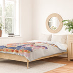 Whimsical Vintage Carousel Ride Duvet Cover Gallery Image 2