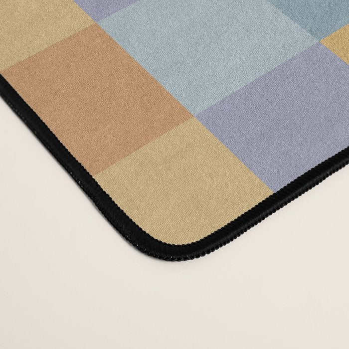 Checkered Multicolor Pattern XXVII Natural Summer Desk Mat Gallery Image 4