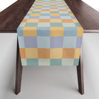 Checkered Multicolor Pattern XXVII Natural Summer Table Runner Gallery Image 1