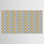 Checkered Multicolor Pattern XXVII Natural Summer Tablecloth Gallery Image 2