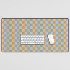 Checkered Multicolor Pattern XXVII Natural Summer Desk Mat Gallery Image 1