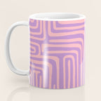 Abstract Stripe in wild violet swirl  Coffee Mug Gallery Image 3