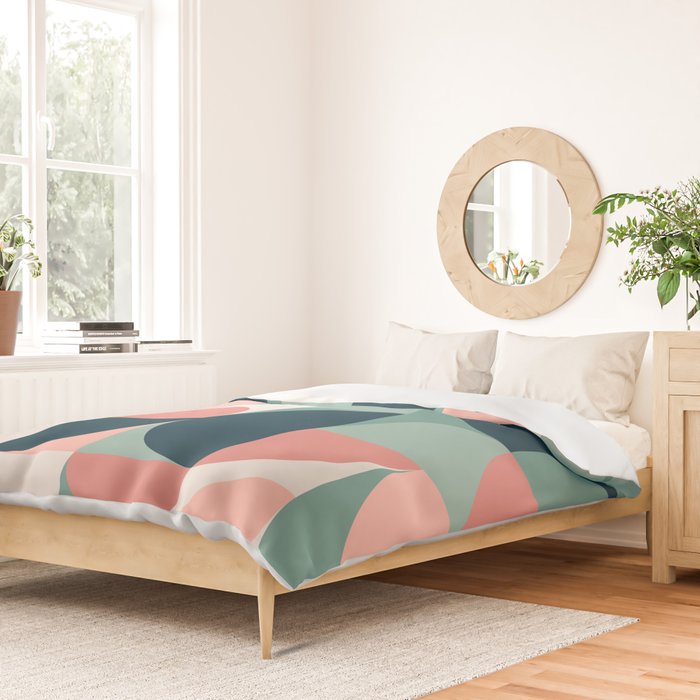 Mid Century Geometric 23A Duvet Cover Gallery Image 2