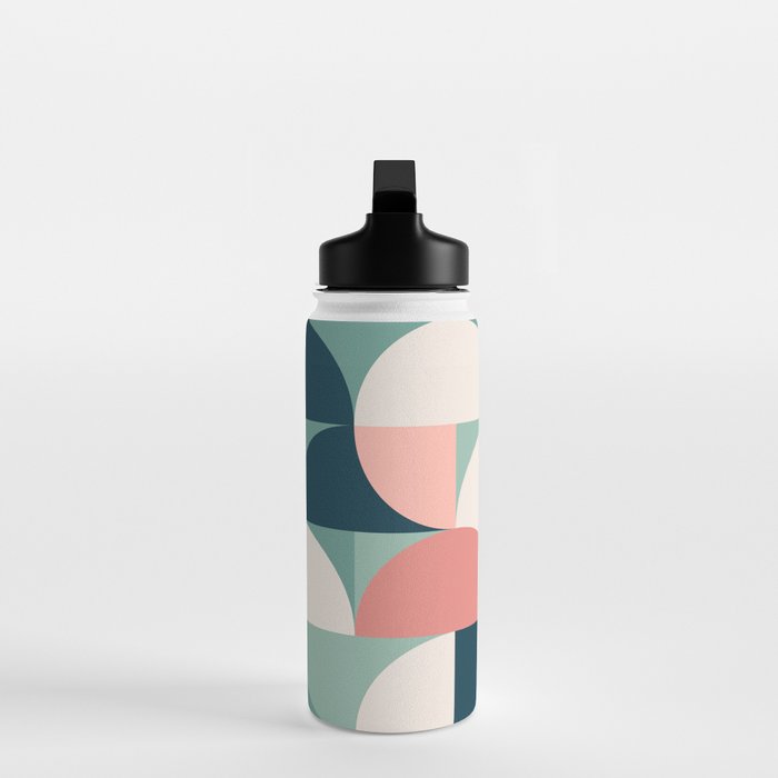 Mid Century Geometric 23A Water Bottle Gallery Image 3
