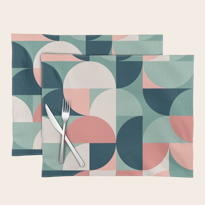 Mid Century Geometric 23A Placemat Gallery Image 1