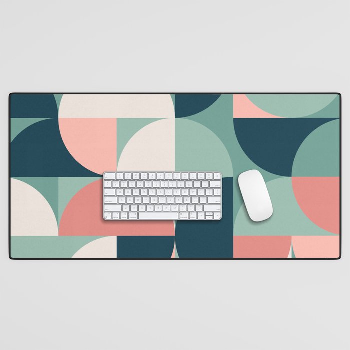Mid Century Geometric 23A Desk Mat Gallery Image 1