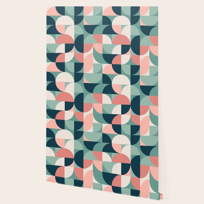 Mid Century Geometric 23A Wallpaper Gallery Image 2