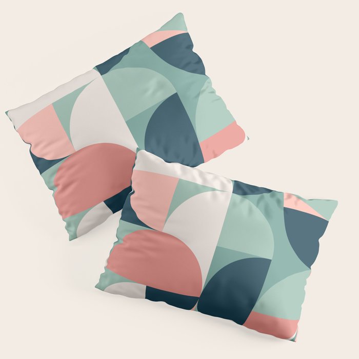 Mid Century Geometric 23A Pillow Sham Gallery Image 3