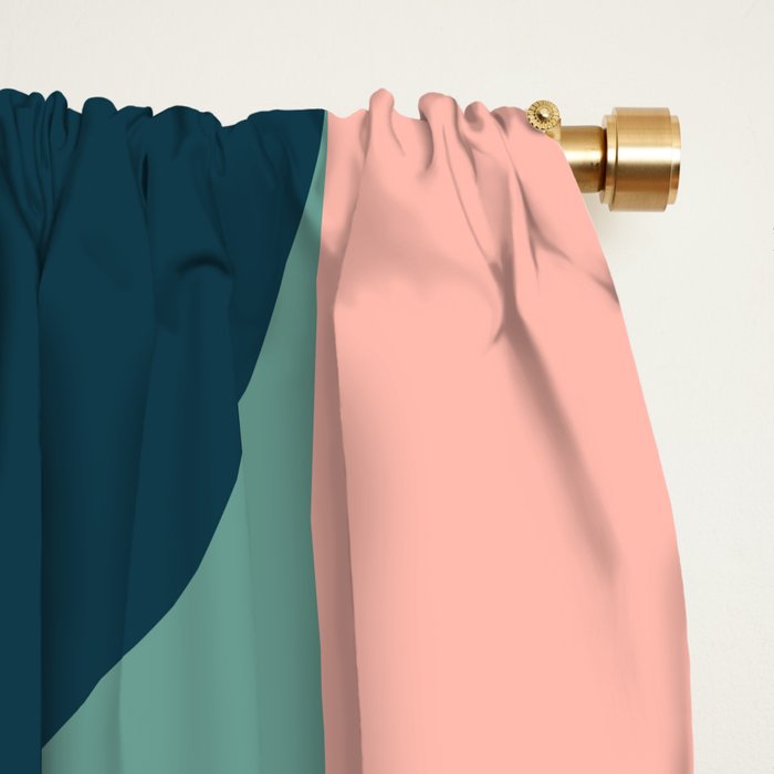 Mid Century Geometric 23A Window Curtain Gallery Image 2