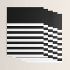 Elegant Black & White Stripes Wrapping Paper Gallery Image 3