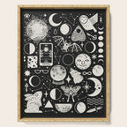 Lunar Pattern: Eclipse Serving Tray Gallery Image 1