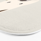 Whimsical Red Squirrel Bath Mat Gallery Image 3