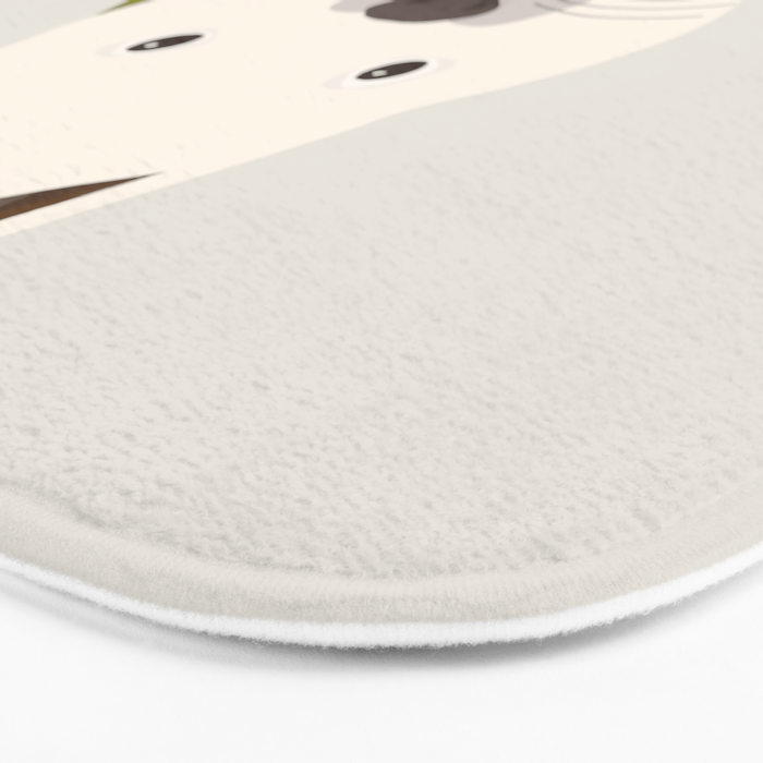 Whimsical Red Squirrel Bath Mat Gallery Image 3