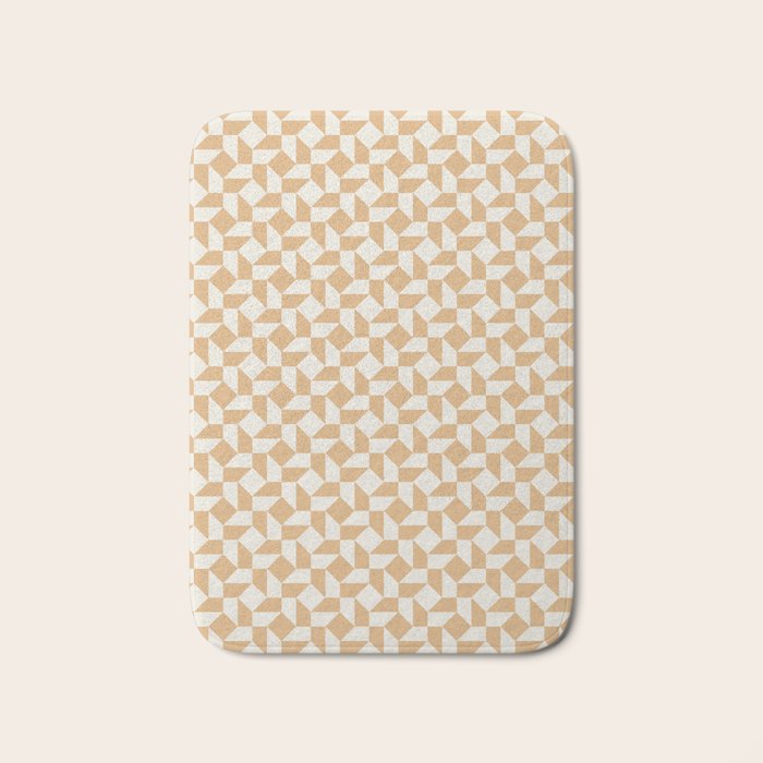Tile Pattern 1 - Yellow Bath Mat Gallery Image 1