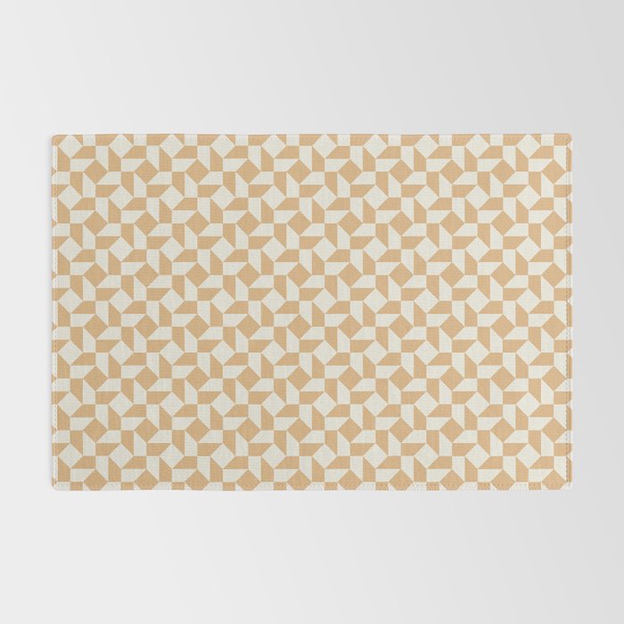 Tile Pattern 1 - Yellow Rug Gallery Image 2