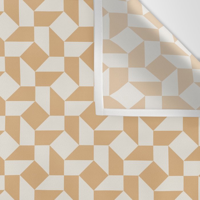 Tile Pattern 1 - Yellow Wall Tapestry Gallery Image 3