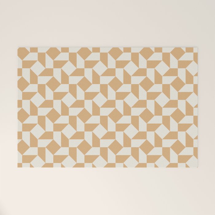 Tile Pattern 1 - Yellow Welcome Mat Gallery Image 1