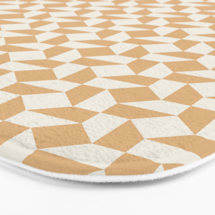 Tile Pattern 1 - Yellow Bath Mat Gallery Image 3