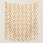 Tile Pattern 1 - Yellow Wall Tapestry Gallery Image 4