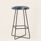 Moth Flower Bouquet Stool Gallery Image 1