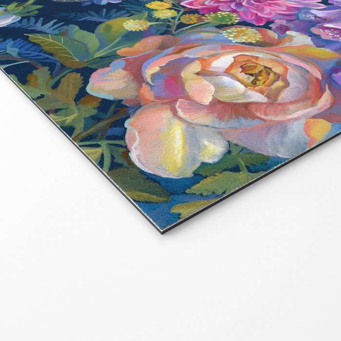 Moth Flower Bouquet Welcome Mat Gallery Image 2