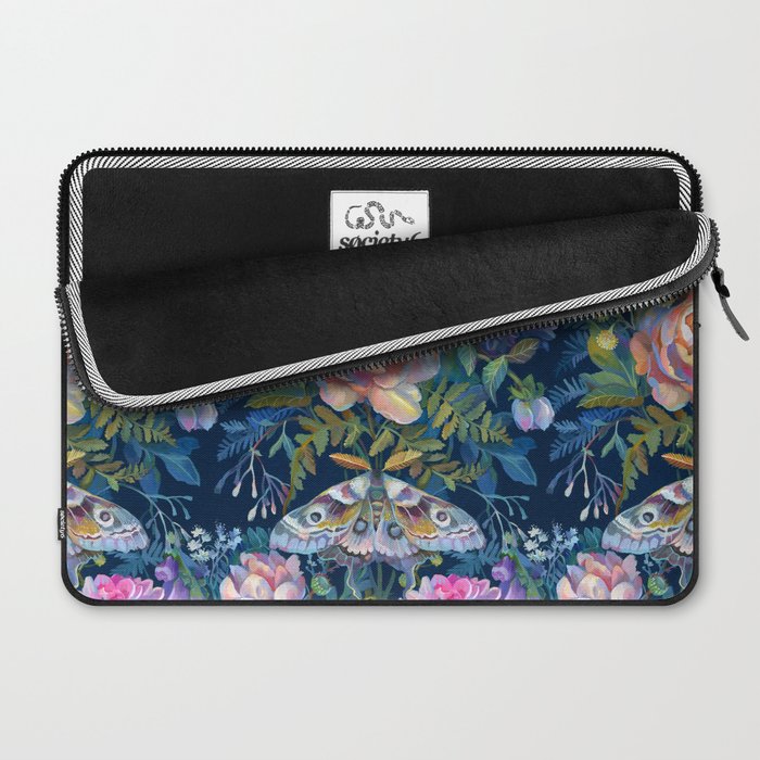 Moth Flower Bouquet Laptop Sleeve Gallery Image 2