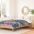 Moth Flower Bouquet Duvet Cover Gallery Image 2
