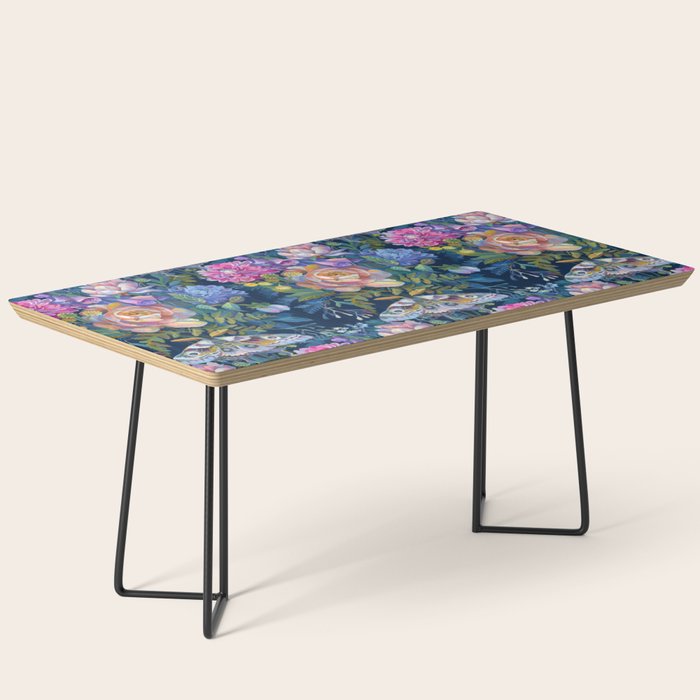 Moth Flower Bouquet Coffee Table Gallery Image 1