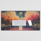 Moon Lake II Desk Mat Gallery Image 1