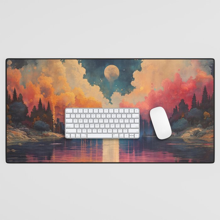 Moon Lake II Desk Mat Gallery Image 1