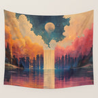 Moon Lake II Wall Tapestry Gallery Image 4