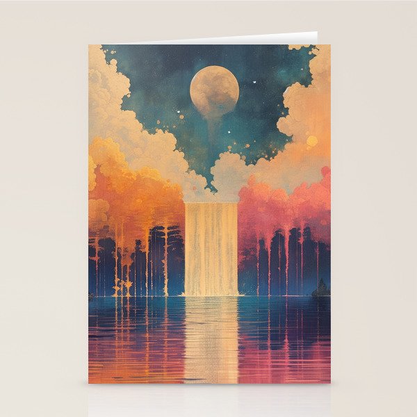 Moon Lake II Stationery Card Gallery Image 2
