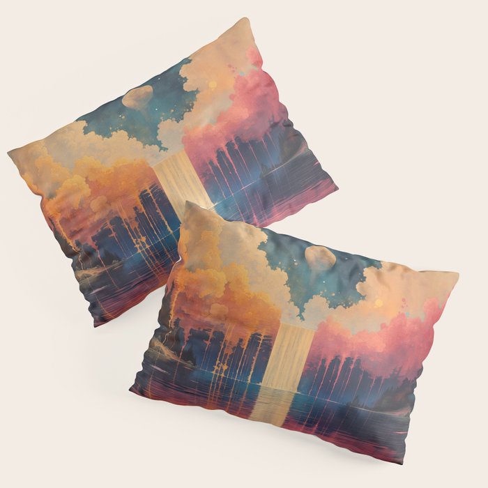 Moon Lake II Pillow Sham Gallery Image 1