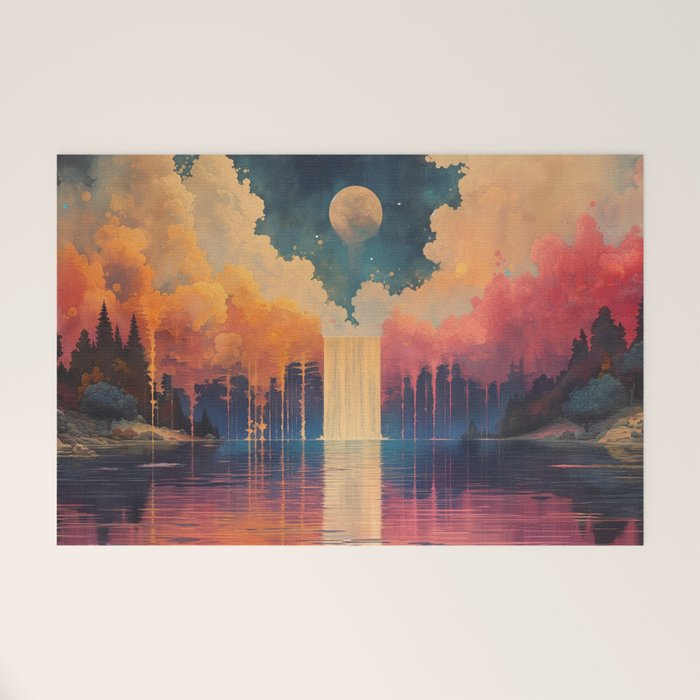 Moon Lake II Welcome Mat Gallery Image 1
